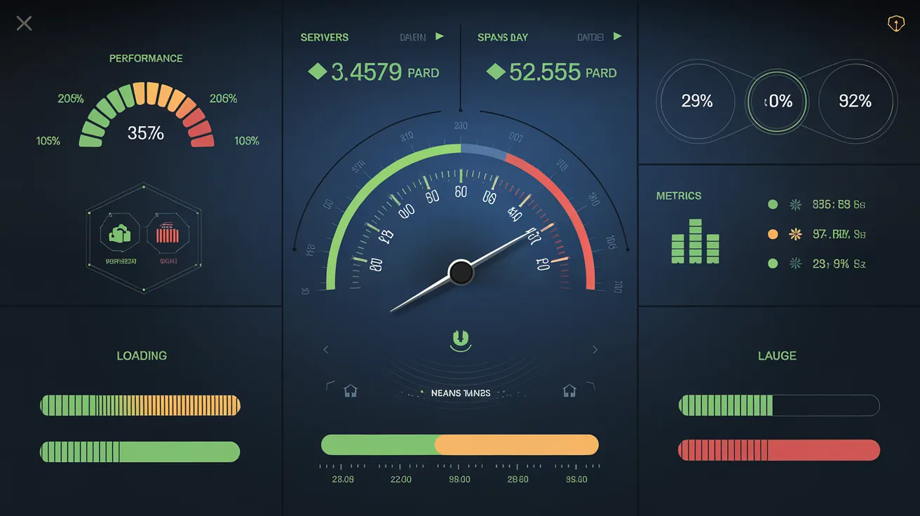 Google Search Console coverage report showing indexing errors alongside hosting health check results